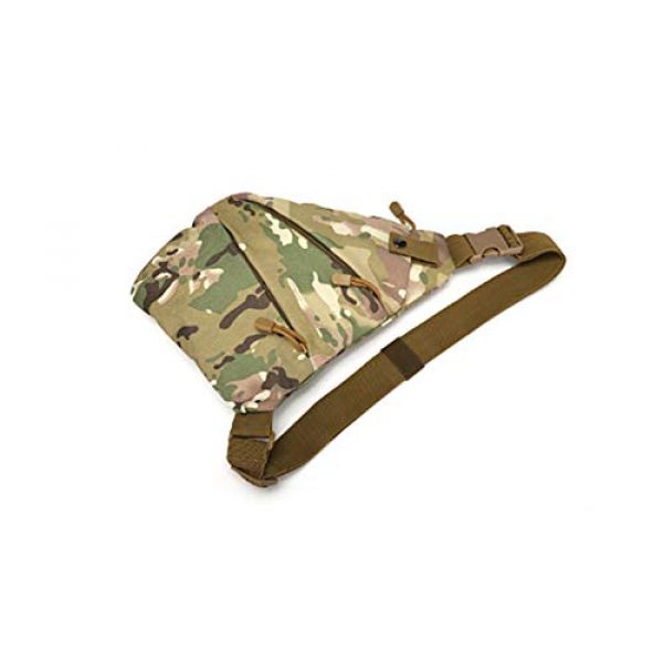 Jipemtra Tactical Pouch 5 Jipemtra Tactical Messenger Bag Small Molle Military Assault Gear Sling Pack Tackle Side Bag EDC Sling Pack Utility Versipack (CP)