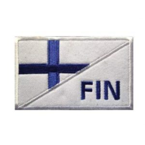 Tactical Embroidery Patch Airsoft Morale Patch 1 Finland Flag Embroidery Patch Military Tactical Morale Patch Badges Emblem Applique Hook Patches for Clothes Backpack Accessories