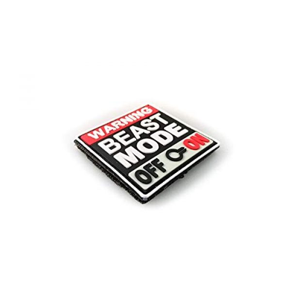 Tactical Innovations Canada Airsoft Morale Patch 2 PVC Morale Patch - Beast Mode - Glow in Dark - 2"x2"