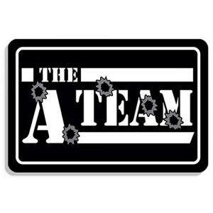 PatchOps Airsoft Morale Patch 1 PatchOps Parody A Team PVC Hook Loop Tactical Morale Patch