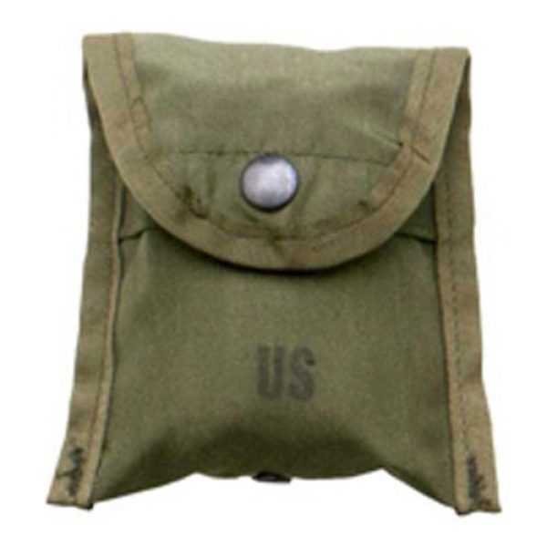 Military Outdoor Clothing Tactical Pouch 1 Military Outdoor Clothing Previously Issued U.S. G.I. Olive Drab Nylon Compass First Aid Pouch