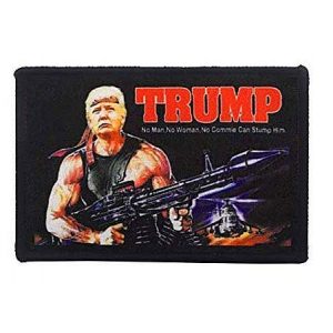 Fine Print Patch Airsoft Morale Patch 1 Trump Military Hook Loop Tactics Morale Patch