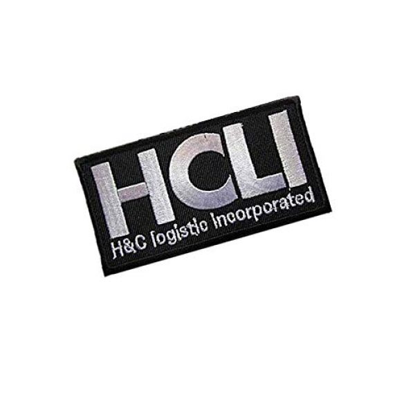 Embroidery Patch Airsoft Morale Patch 2 Jormungand HCLI Removable Military Hook Loop Tactics Morale Embroidered Patch