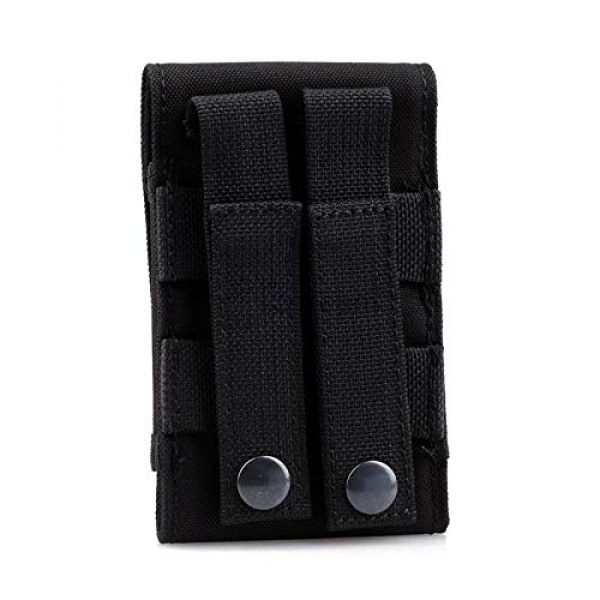 KEANER Tactical Pouch 3 KEANER Lovely Gift Tactical Military Pouch Army Waist Universal Climbing Holster Mobile Phone Belt Pouch Case Cover(Black)