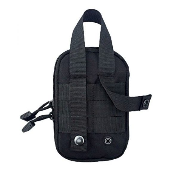 partstock Tactical Pouch 3 EDC Compact Pocket Organizer Pouch - Mini Waist Bag Pouch - Multi-Purpose Tactical MOLLE EDC Pouch, for Cell Phone, Accessories.