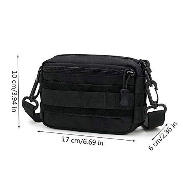LGL Tactical Pouch 2 Tactical Sling Bag Tactical Pouches - Portable Tactical Organizer Waterproof EDC Pouch Military Belt Pouch Hunting Pack Tool Bag Small Army Utility Bag Tool Pouch Bag Mini Utility Pouch ( Color : 02 )