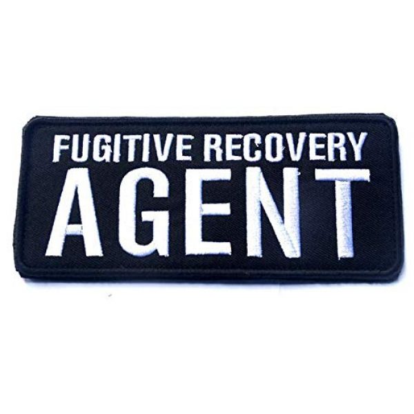 Embroidered Patch Airsoft Morale Patch 1 Fugitive Recovery Agent 3D Tactical Patch Military Embroidered Morale Tags Badge Embroidered Patch DIY Applique Shoulder Patch Embroidery Gift Patch