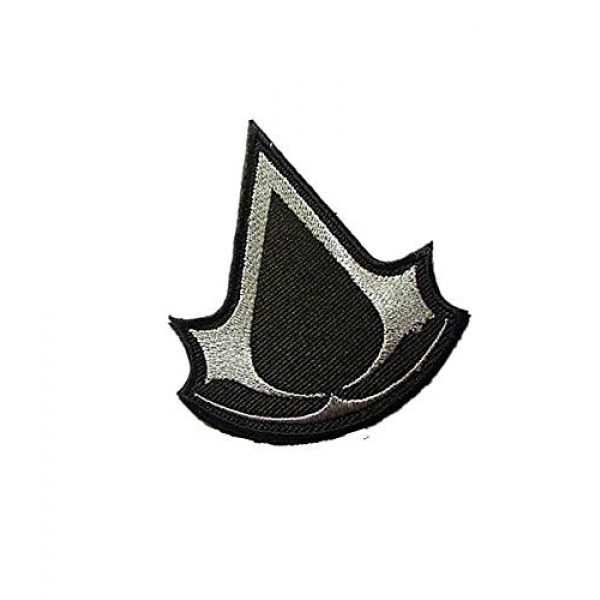 Embroidery Patch Airsoft Morale Patch 2 Assassin's Creed Military Hook Loop Tactics Morale Embroidered Patch