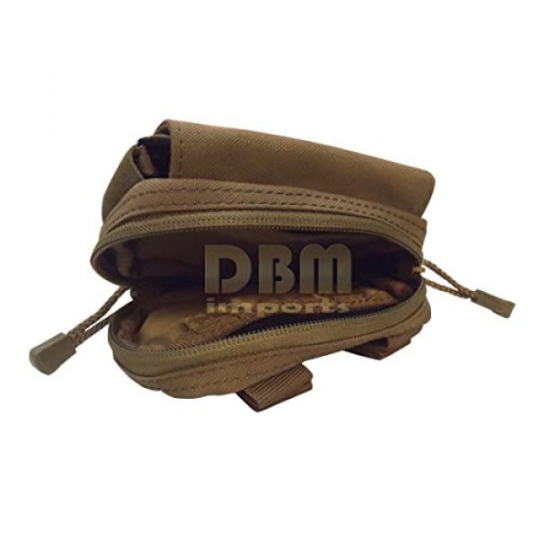 Generic Tactical Pouch 5 TAN Molle Tactical DIGI Pouch GPS IPOD MP3 Cell Phone Case Cover Small Bag