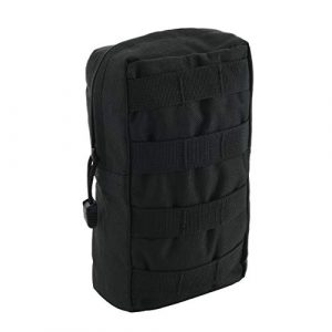 CM Tactical Pouch 1 CM Black Color Waterproof Tactical Compact Pouch Bag Organizer Molle Pouch Bag Utility EDC Pouch Bag for Outdoor Camping Hiking