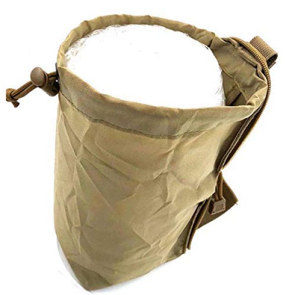 AIWAYING Tactical Pouch 3 AIWAYING Molle Dump Pouch Drawstring Spacious Folding Magazine Bag Military Holster Pack Outdoor Water Bottle Ammo Pouch