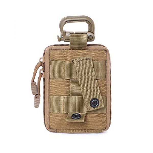 LGL Tactical Pouch 6 Tactical Sling Bag Tactical Pouches - Tactical Molle EDC Pouch Range Bag Medical Organizer Pouch Military Wallet Small Bag Outdoor Hunting Accessories Vest Equipment Tool Pouch Bag Mini Utility Pouch