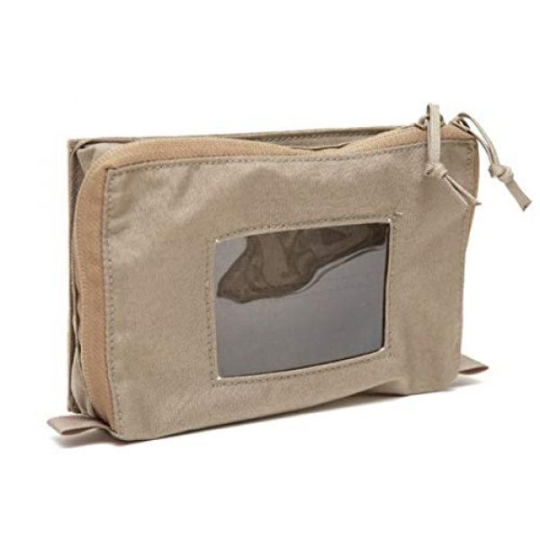 LBX TACTICAL Tactical Pouch 1 LBX TACTICAL 3" Open Window Pouch, Tan, Medium