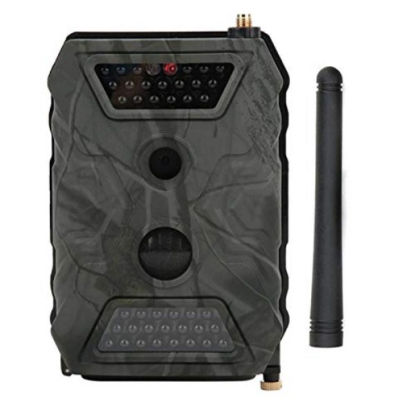 DAUERHAFT Tactical Security Camera 4 DAUERHAFT 12MP Waterproof Hunting Camera,for Yard Security