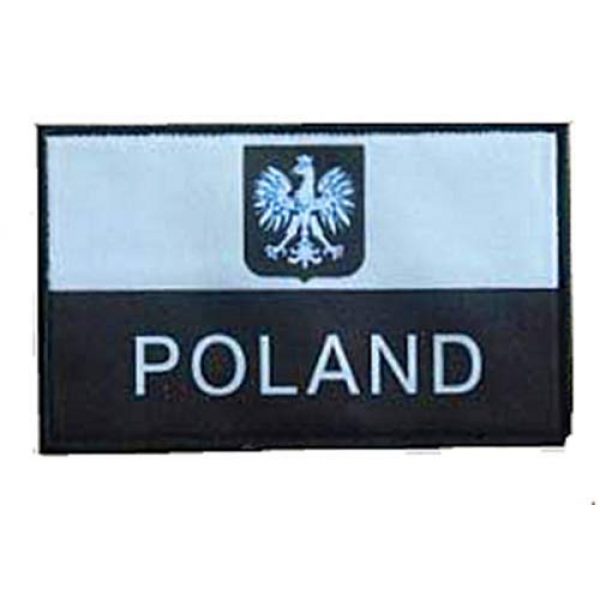Fine Print Patch Airsoft Morale Patch 1 Polish Poland Flag Poland Eagle Military Hook Loop Tactics Morale Patch