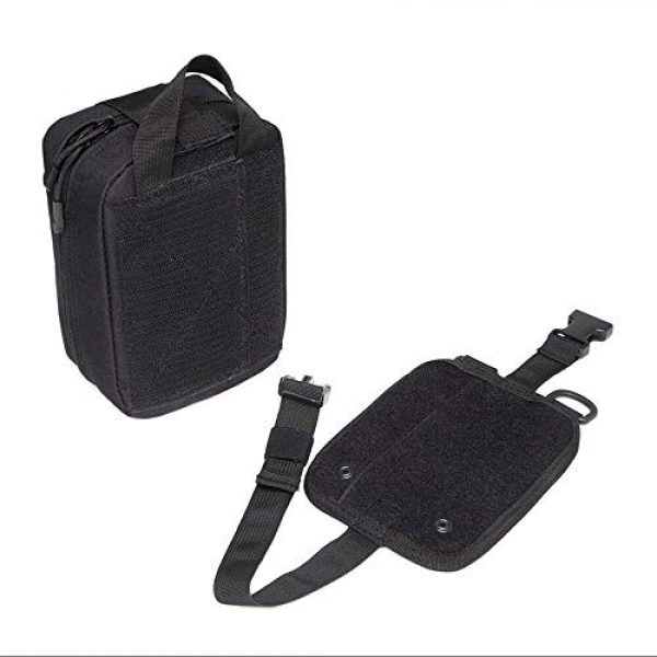 Aoutacc Tactical Pouch 7 Tactical MOLLE Rip Away EMT Medical Pouch, Empty IFAK Medical First Aid Kit Bag EDC Military First Aid Utility Pouch (Bag Only)