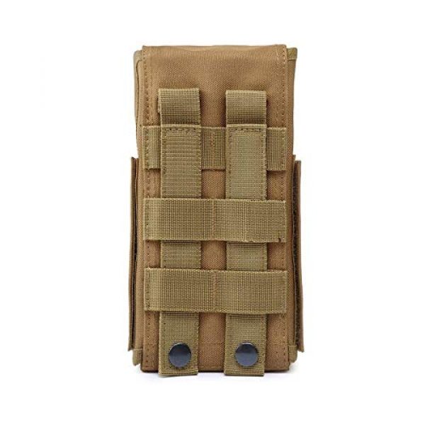 NELKBI Tactical Pouch 2 NELKBI Outdoor Shooting Gear Tactical Shotgun Shells Holder Ammunition Carrier Shotgun Bullets Shotshell Reload Ammo Shell Pouch-Tan
