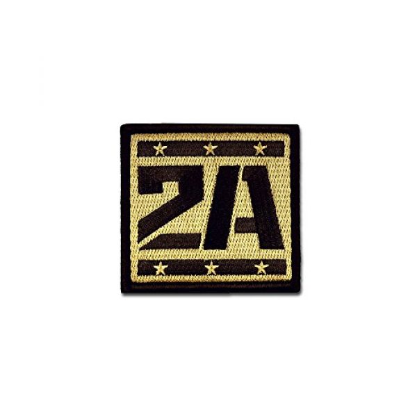 BASTION Airsoft Morale Patch 1 BASTION Morale Patches (2A Supporter, ACU) | 3D Embroidered Patches with Hook & Loop Fastener Backing | Well-Made Clean Stitching | Military Patches Ideal for Tactical Bag, Hats & Vest