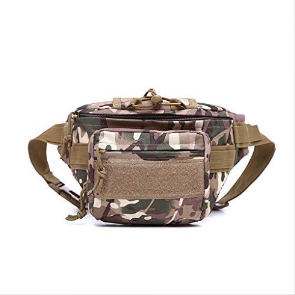VJRQM Tactical Backpack 1 VJRQM Multi-use Travel Small Oblique Bag Tactical Waist-singball Military Fans Hand Bag Outdoor Men's Small Camouflage Waist Bag A Variety of Colors.