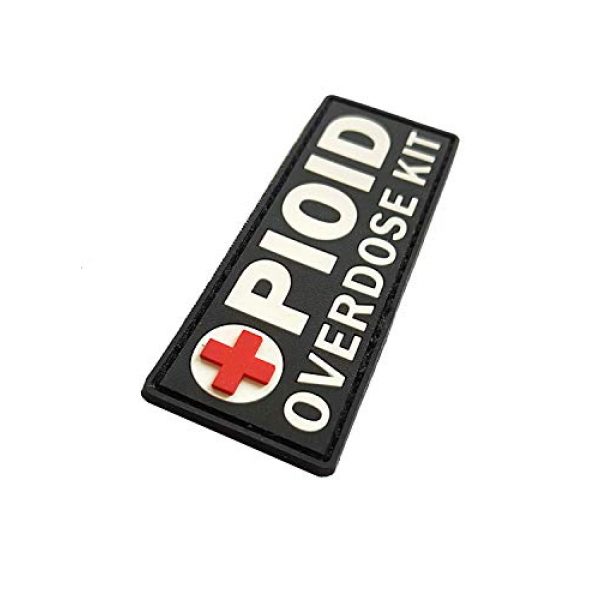 Tactical Innovations Canada Airsoft Morale Patch 2 PVC Morale Patch - OPIOID Overdose Kit (Patch Only)
