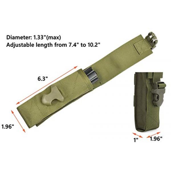 Jadedragon Tactical Pouch 2 JADEDRAGON Multiuse Tool Pouch Holster Case Belt Pouch with Adjustable Capacity for Holding Flashlight, Folding Knife, Baton, Hammer