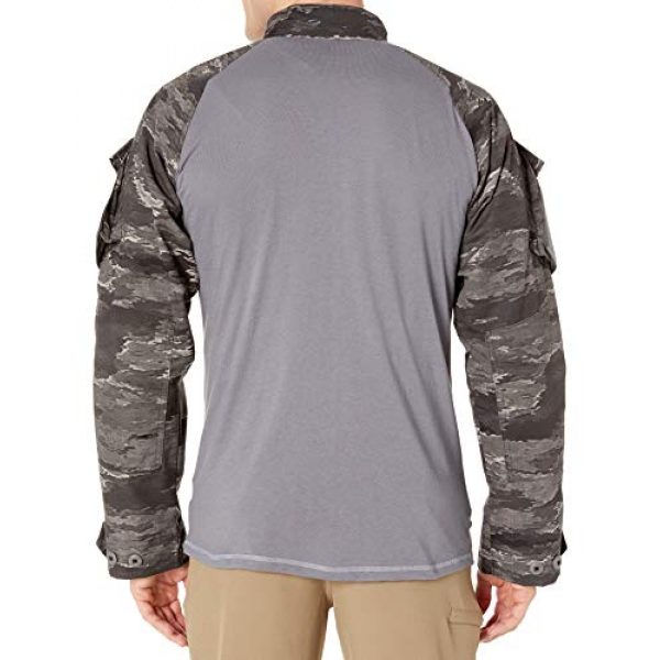 Tru-Spec Tactical Shirt 3 Combat Shirt, A-TACS Au-x Xtreme BDU 1/4 Zip, Ll, A-TACS Au-X, Large/Large