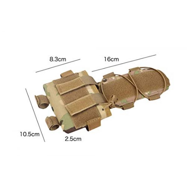 ACKEIVTO Tactical Pouch 3 ACKEIVTO Tactical Helmet Pouch Removable Gear Pouch Box