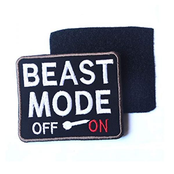 SOUTHYU Airsoft Morale Patch 2 SOUTHYU Beast Mode Activated On Tactical Morale Patch Military Combat Embroidered Badge Hook and Loop Patch Emblem
