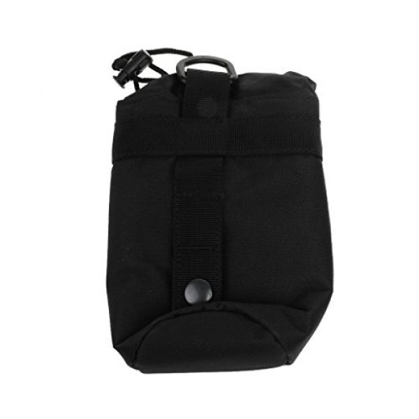 Generic Tactical Pouch 5 Molle Tactical Water Bottle Pouch Bag Military Backpack Accessories Drawstring Open Top Holding Umbrella Sports Bottle Holder Waterproof Pocket