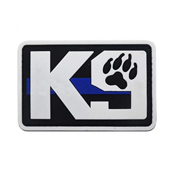 Military Ba Airsoft Morale Patch 2 Military Ba 2pcsMorton Home 3D PVC K9 Patch Dog Military Morale Patch Tactical Emblem Badges Hook Back Rubber Patches for Clothing Backpack Bags