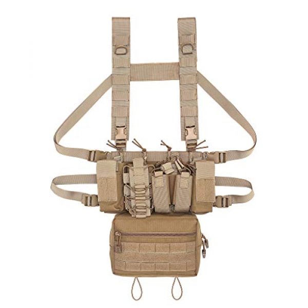 DODO DEER Tactical Pouch 2 Tactical Drop Dump Pouch Molle Tool Pouch with Hook & Loop Carrying Kit Bag for Vest Chest Rig