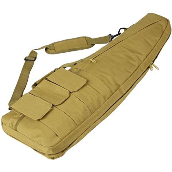 ODM Rifle Case 7 ODM 33IN Outdoor Padded Gear Bag Combat Training Gear Scabbard Fishing Tool Canvas with Shoulder Sling Strap