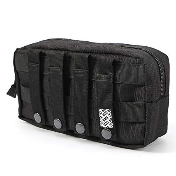LefRight Tactical Pouch 5 LefRight 2 Pack Small Molle Pouch Multipurpose EDC Compact Admin Pouch Utility Tool Bag combo Clips