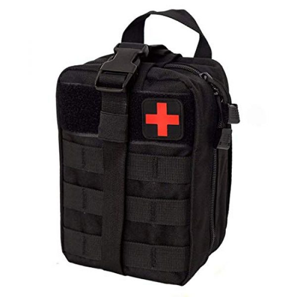 FOOKU Tactical Pouch 1 FOOKU Tactical MOLLE EMT Pouch Rip-Away IFAK Medical First Aid kit Compact Utility Pouch Outdoor Survival