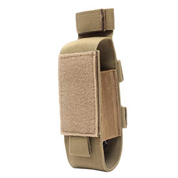 LEIPUPA Tactical Pouch 5 LEIPUPA Pack of 2 Beige+Green 600D Nylon Molle Tourniquet Case Tourniquet Holder
