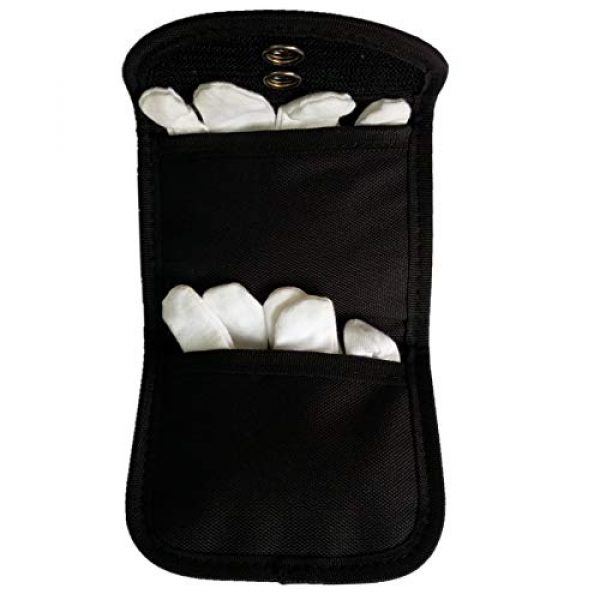 C.H.First Tactical Pouch 2 C.H.First Gloves Pouch for Duty, Police Officer Security Gloves Holder Guard, Tactical Pouch Nylon