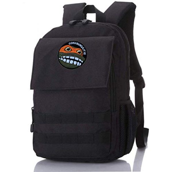 ODSP Airsoft Morale Patch 5 Cowabunga It is Embroidered Patch Sew on Appliques Decorate Badge Hook-Backed Morale Patches Emblem DIY Accessories 3 Inch