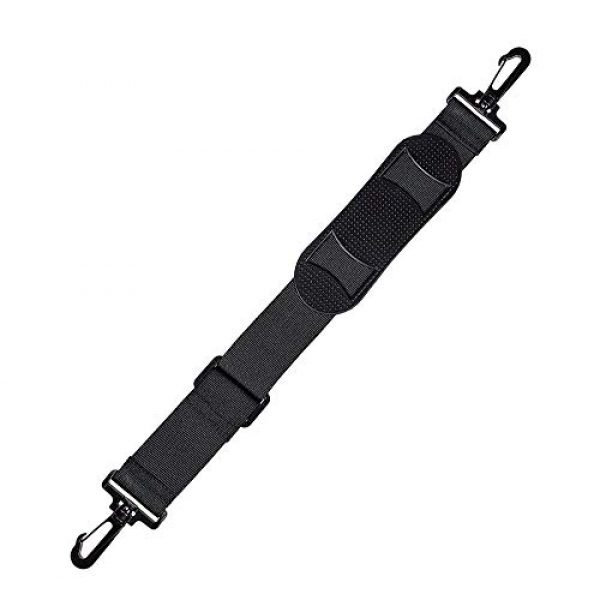 IronSeals Tactical Pouch 2 IronSeals AQ Adjustable Nylon Superior Strength Non-Slip Travel Replacement Luggage Shoulder Strap
