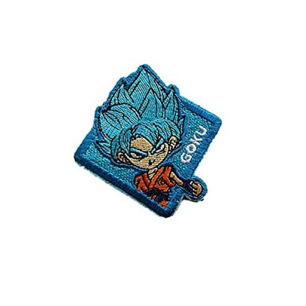 Embroidery Patch Airsoft Morale Patch 2 Dragon Ball Z Goku Super Goku Anime Military Hook Loop Tactics Morale Embroidered Patch