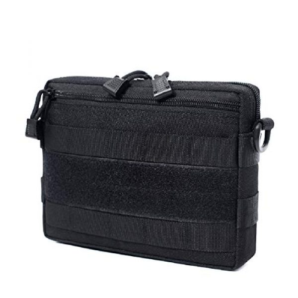 Azarxis Tactical Pouch 1 Azarxis Molle Pouches, Tactical Admin Pouch Compact EDC Utility Gadget Gear Pouch Military Carry Accessory Belt Hanging Waist Bag