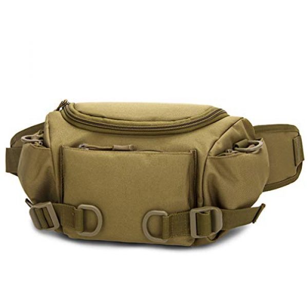Finesdear Tactical Pouch 1 Finesdear Waterproof Waist Belt Bags Canvas Phone Bag Tactical Pocket for Outdoor Sports