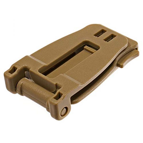 PARACORD PLANET Tactical Pouch 2 PARACORD PLANET Molle Strap Webbing Connector - Plastic Strap Webbing Equipment Connector - Army Green, Black, and Tan Connectors Available in Multiple Pack Sizes