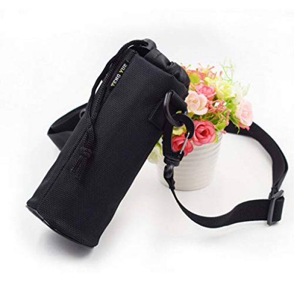 dailymall Tactical Pouch 4 dailymall Outdoor Military Molle Water Bottle Bag Kettle Pouch Holder Black