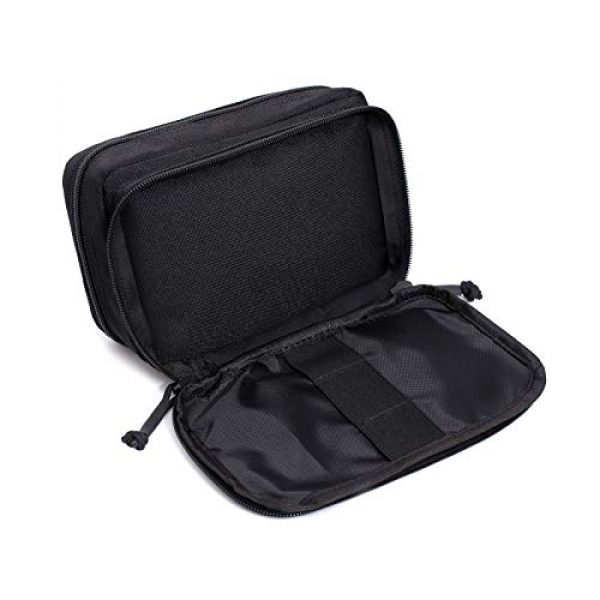 LIVIQILY Tactical Pouch 4 Tactical Admin Pouch, MOLLE Military Map Bag Organizer ,Tool Gear Bag Small Modular Attachment Accessories ,Kit Medical EDC EMT Utility Bag Recovery Camping Storage Holder Pouch