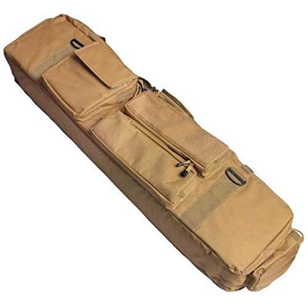 Hunting Explorer Tactical Pouch 4 Tactical M249 Gun Bag Outdoor Carrying Shoulder Bag with Soft Rifle Box Hunting air Soft Fish Multi-Purpose Gun Box Hunting Shooting air Gun Rifle Gun Carrying Bag Fishing Bag About 100 cm