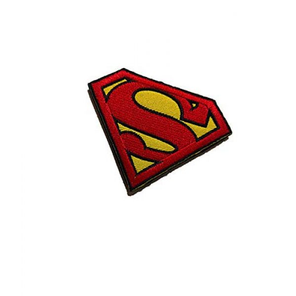Embroidery Patch Airsoft Morale Patch 3 Superman Military Hook Loop Tactics Morale Embroidered Patch