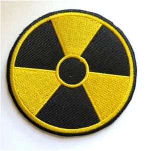 Tactical Embroidery Patch Airsoft Morale Patch 1 Nuclear Radiation Radioactive Uranium Hazard Toxic Tactical Embroidery Patch Hook & Loop Morale Patch Military Patch for Clothing Accessory Backpack Armband