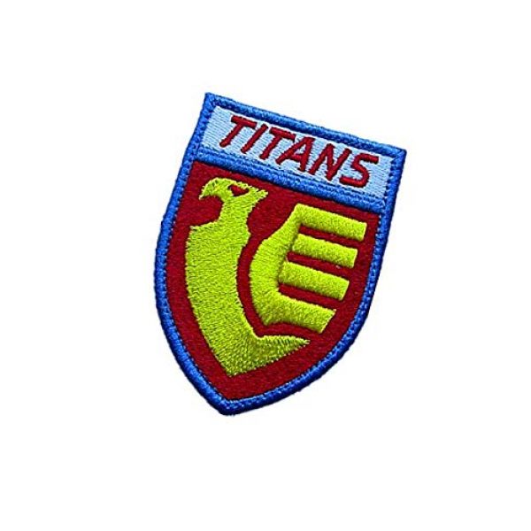 Embroidery Patch Airsoft Morale Patch 3 Titans Gundam Military Hook Loop Tactics Morale Embroidered Patch