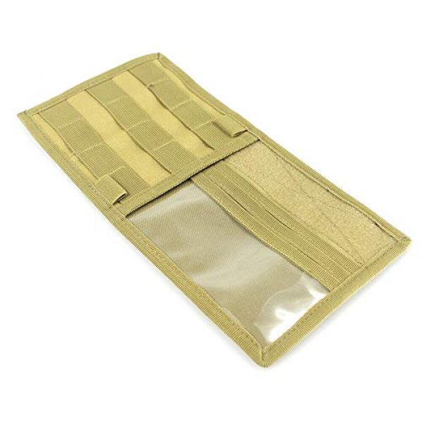 common Tactical Pouch 2 US Stock Visor Organizer Panel Tactical Car Sun Visor Holder Molle Bag Pouch- Tan