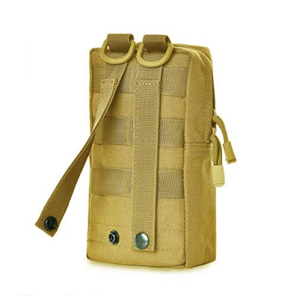 GZSAIPASI Tactical Pouch 4 GZSAIPASI 2 Pack 100% Full Refund Assurance 1000D Nylon Molle Tactical Pouches Compact Utility EDC Waist Bag Pack Small Gear Gadget Organizer for Backpack